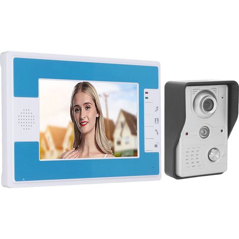 Video-Türsprechanlage für Smart Homes, inklusive Überwachungssystem und Kamera, 110–240 V Wechselstrom, EU-Stecker (1/5)