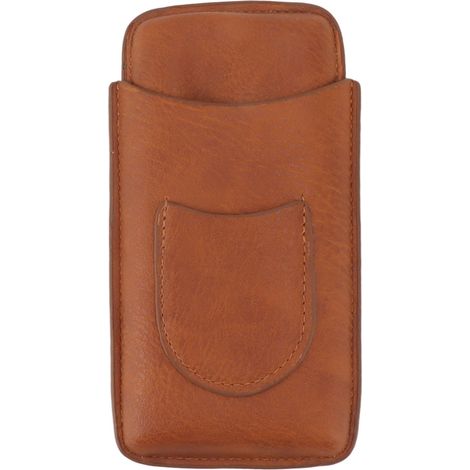 Étui à cigares 3 doigts en cuir synthétique imperméable, boîte portable de voyage pour cigares, usage extérieur et professionnel (1/5)