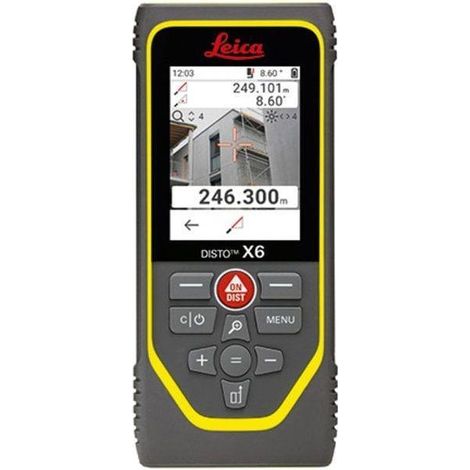 leica geosystems-950909-medidor láser disto x6 de 250 m con cámara