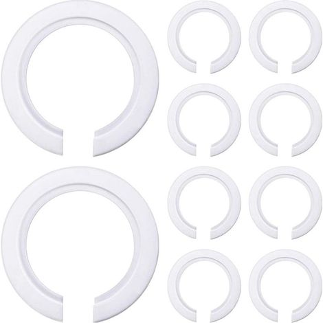 10Anneau Réducteur Abat Jour,E27 à E14 Anneau Adaptateur pour Luminaire à Vis,Anneau de Remplacement pour Douille,Convertisseur de Bague d'Abat-Jour en Plastique pour Lampe de Bureau Plafonniers (1/5)