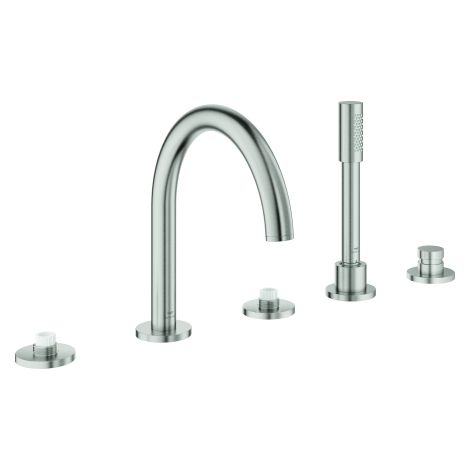 5-L-Wannenkombin. Atrio Private C. 25224 für Hebelgriffe supersteel (1/4)