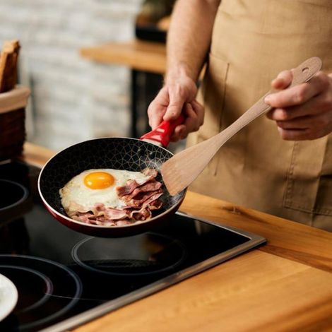 Spatules en Bois Longues - 2pcs 33cm, Wok Poêle Vaisselle Cuisine Maison Étiquette (1/5)