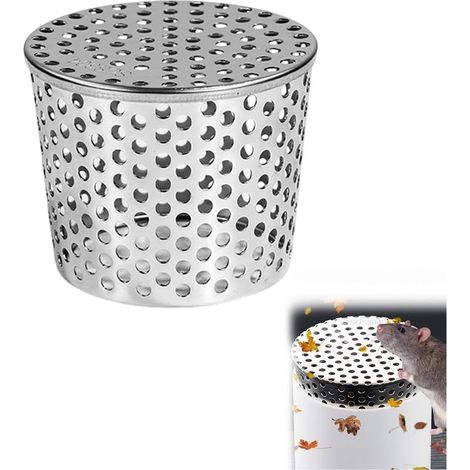 Crapaudine de gouttière, Protection gouttiere anti feuille, Filtres De Gouttière en Acier Inoxydable, Protection contre les feuilles de gouttière, Filtre de Gouttière pour Éviter les Blocages (1/5)