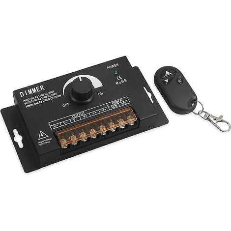 Interrupteur LED AC220V 2500W, variateur progressif (0-) pour ruban LED monochrome, contrôleur de réglage de la luminosité (1/5)