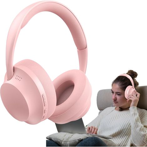 Casque Audio sans Fil, Casque sans Fil, Confort Over-Ear pour Enregistrement Studio, Jeux, Musique – Hommes, Adultes, Adolescents (1/5)