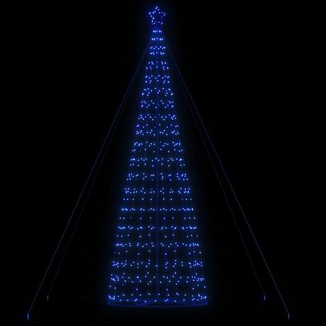vidaXL Albero di Natale a LED 1534 LED Blu 500 cm (1/5)