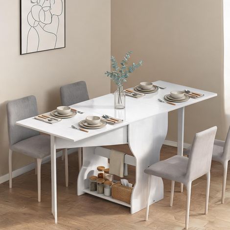 Table de salle à manger en panneau de particules 160 x 60 x 75 cm (1/5)