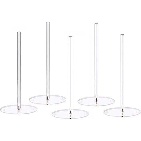 Présentoir à beignets en acrylique transparent - 5 supports pour mariages, anniversaires et fêtes (1/5)