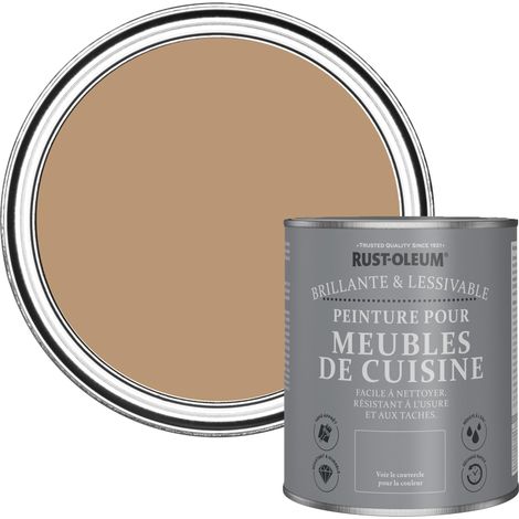 Peinture Brune pour Meubles de Cuisine, Finition Brillante - Argile 750ml (1/5)