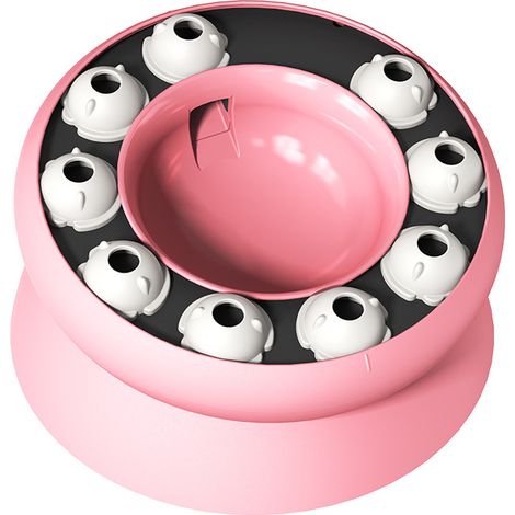 Distributeur de Friandises - - Bol interactif pour Chat et Chien - Avec jouet puzzle pour animaux de compagnie - Distributeur de nourriture rotatif