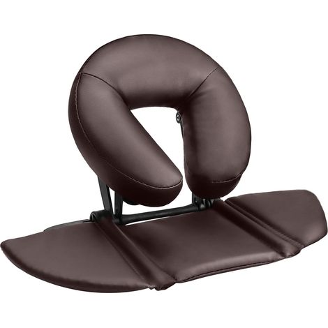 Kit de Massage sur Matelas à Usage Domestique, système de Massage sur Table pour Le Visage, Table de Massage réglable, Appui-tête, Oreiller pour Le Visage pour Le Massage Familial (Marron) (1/5)