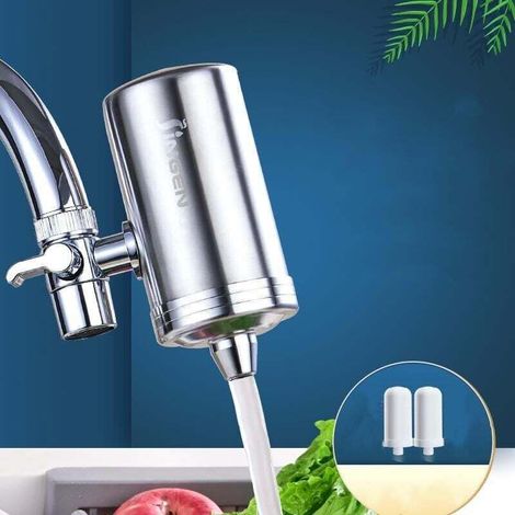 Purificateur d'eau, directement connecté au robinet, économie d'eau, cartouche en céramique de diatomée, filtre les bactéries, la poussière d'eau, filtre en céramique, cuisine, petit pour la maison, i