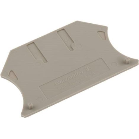 Weidmuller wap 2.5-10 piastra terminale wa beige 1,5 mm 1050000000