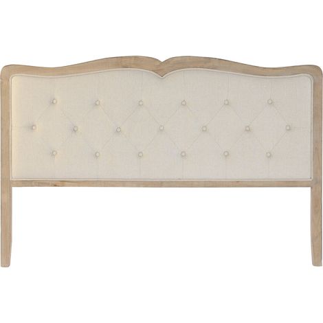 Tête De Lit Chêne Polyester 180X10X120 Beige (1/3)