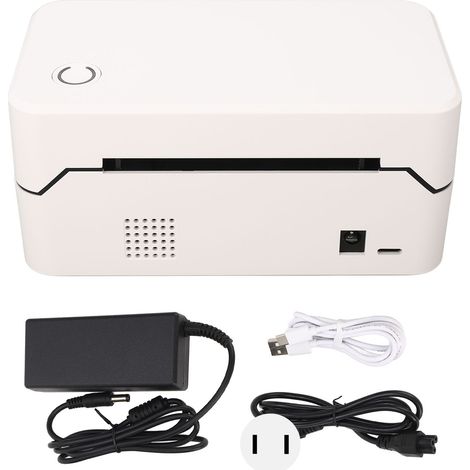 Imprimante d'étiquettes thermiques 180mm/s 203 Dpi impression nette Bluetooth pour entrepôt PME 100-240V prise américaine