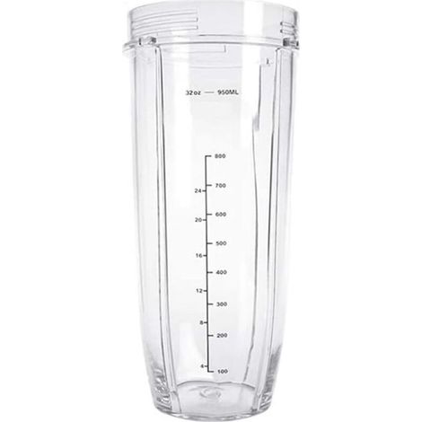 Gobelet Mélangeur Compatible Avec Ninja, Gobelet For Extracteur De Jus Grande Capacité 950 Ml, Ensemble De Pièces De Rechange For Mélangeurs(32oz) (1/5)