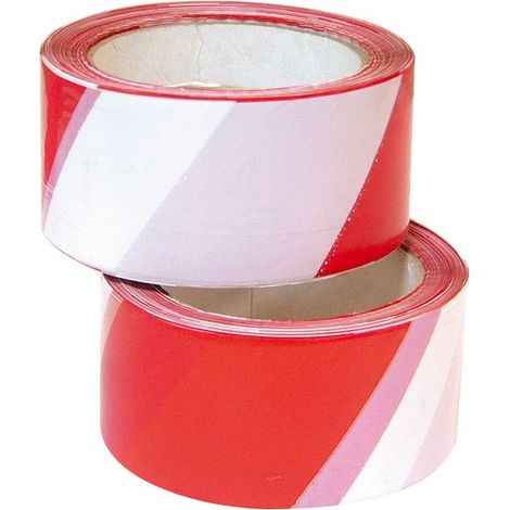 Maxter – Ruban de signalisation 100M double face – Haute résistance en polyéthylène 30µ – Visibilité optimale pour chantiers et événements