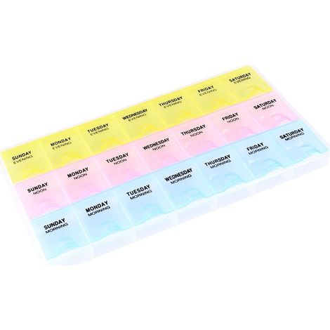 Bunte Kunststoff 21 Steckplatze Elektronische Komponenten Aufbewahrungsbox Box Organizer