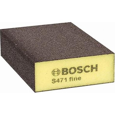 Bosch Accessories 2608608226 Spugna abrasiva S471 Best for Flat and Edge, 68 x 97 x 27 mm, fine 1 pz. (1/4)