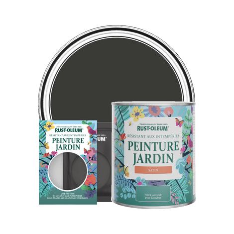 Peinture Jardin, Finition Satinée - Magie noire (1/3)