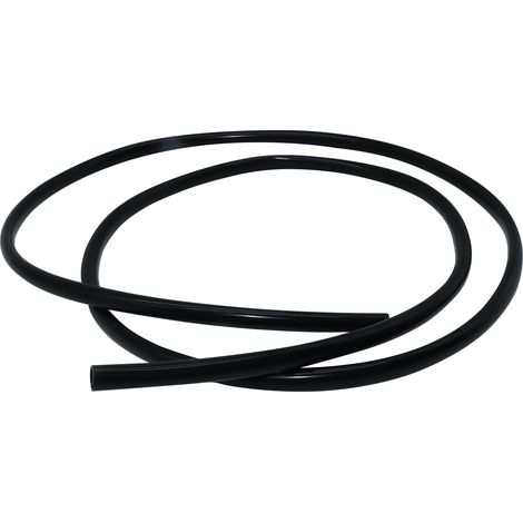 Tuyau flexible en silicone, diamètre intérieur 5 mm, diamètre extérieur 7 mm, tuyau en silicone noir de 1,5 m pour pompes et tuyaux d'air (1/5)