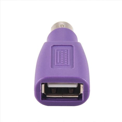 Adaptateur PS/2 vers USB pour souris et clavier d'ordinateur (1/5)