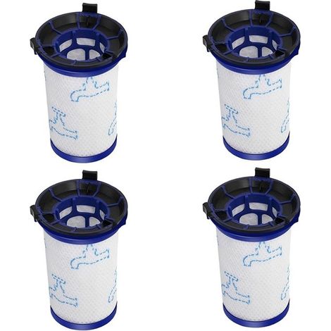Ensemble de 4 Filtres HEPA pour Rowenta Air Force 360 RH9037 RH9038 RH9039 RH9051WO RH9057WO RH9086WO Aspirateur ZR009001 (1/4)