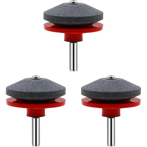 Ensemble de 3 meules de broyage robustes pour perceuses électriques - (1/5)
