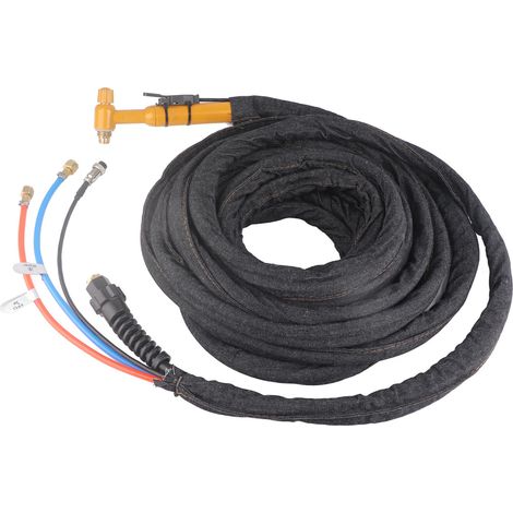 TIG Torche de Soudage Refroidie à Eau/Air GTAW, Pistolet Argon Arc 10m, Outil de Soudage pour Travail Professionnel. (1/5)