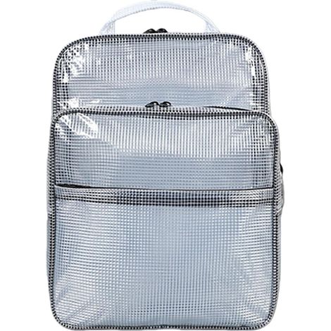 Sac à dos en PVC de 43,2 cm, protections antistatiques, compartiment spacieux, sac à outils transparent pour salle blanche pour documents de travail, sac à dos en PVC (1/5)