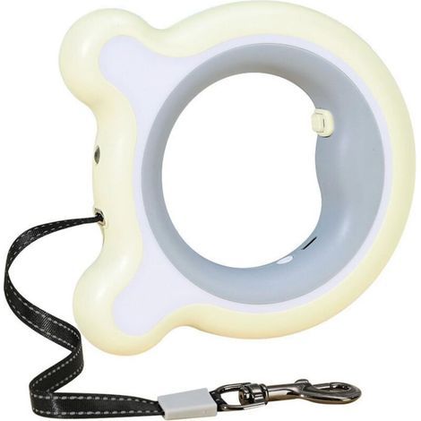 Laisse rétractable automatique pour chien et chat – Éclairage intégré LED, longueur 5 m, sangle en nylon résistant, poignée ergonomique (1/4)