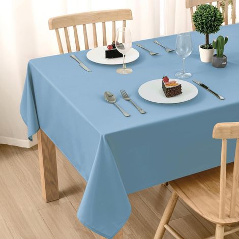 Nappe lavable 140x240cm Rectangulaire Imperméable Polyester Intérieur & Extérieur