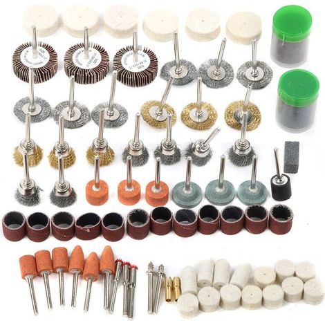Un ensemble d'outils polyvalent de 145 pièces, comprenant une meuleuse électrique/stylo à graver pour le métal, le bois, le verre et le plastique des mini-outils électriques une petite meuleuse et u (1/5)