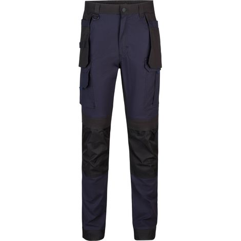 Pantalon de travail Velilla canvas stretch coutures doubles genoux renforcés