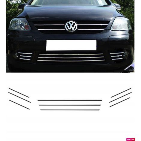 VW GOLF V PLUS - Moldura de parrilla cromada Tuning (1/5)