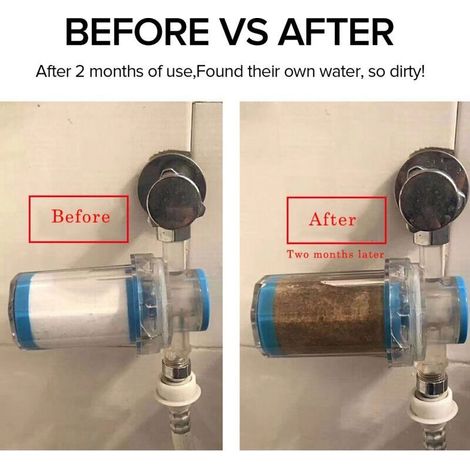 Filtre À Eau Purificateur Anti Rouille Sédiments Pour Machine À Laver Chauffe Eau Douche (1/3)