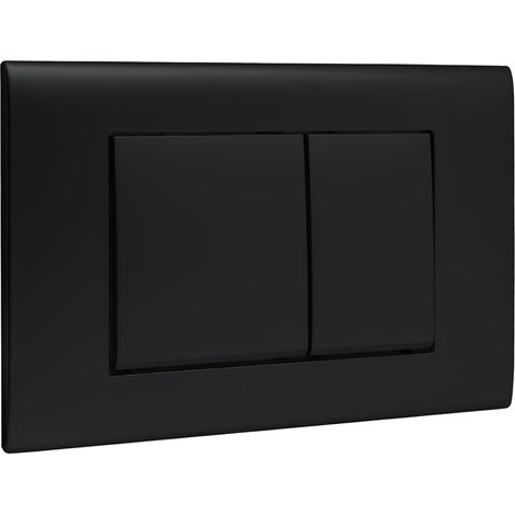 Plaque De Commande WC Suspendu,Chasse d'eau,Bouton Poussoir,Déclenchement,Compatible avec Geberit Sigma 01 20, 30,UP300 & UP320,Double Flushing,Modèle 115770115,245 × 164 Mm Mat (Noir) (1/5)