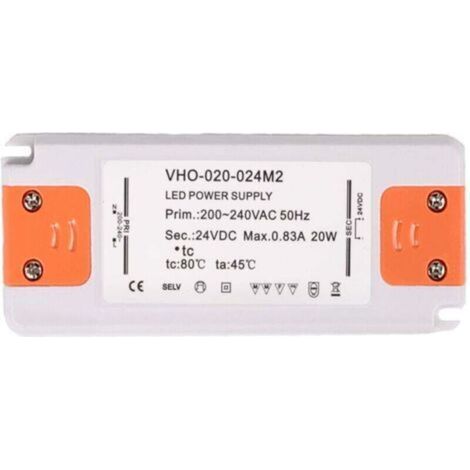 Transformateur d'alimentation LED - 20W, 12V DC, 1.67A - Tension constante pour les bandes LED et G4, MR11, MR16 Ampoules LED 9A33YBL6VB4 (1/3)