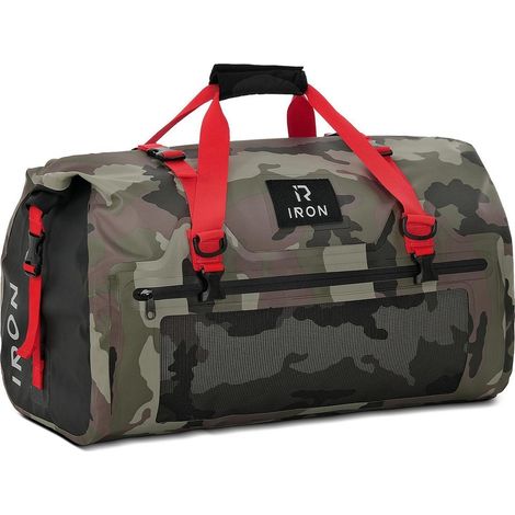 Motorrad Hecktasche 30L wasserdicht mit Rolltop & MOLLE-System, Tarnung (1/5)