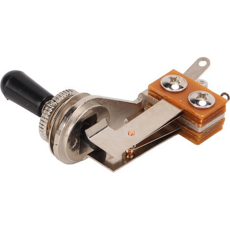 Interrupteur à 3 voies pour guitare, sélecteur de micros et tonalités, bouton noir (1/5)