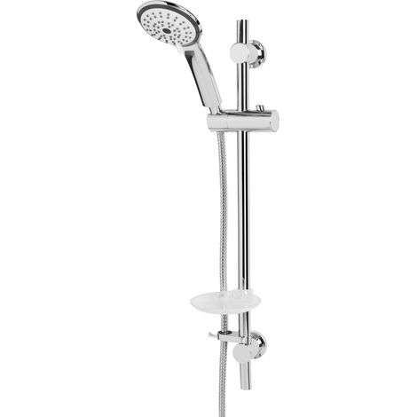 Bristan Cascade CAS KIT03 C Chrome Shower Kit Riser Rail + 3 Mode Head + Hose (1/5)