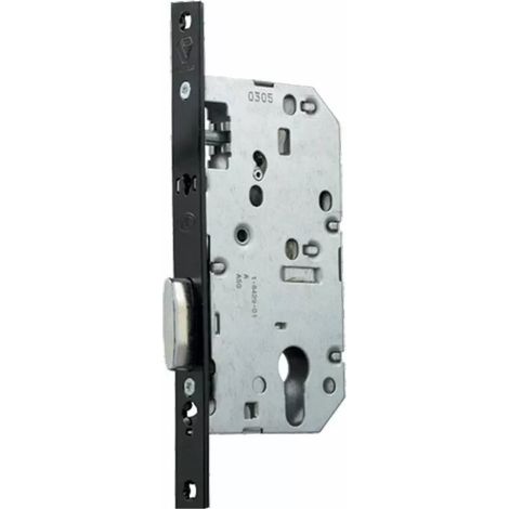 FERCO Gâche centrale bois - Bois - jeu de 4 mm - têtière axe à 9 mm - Pour Trimatic butée réglable gauche - G-13200-00-L-1