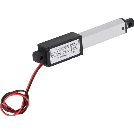 Vérin électrique linéaire micro télescopique compact 150N course 50mm DC24V 4mm/s pour ouverture fenêtre et levage (1/5)
