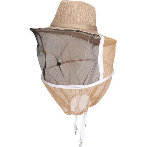 Chapeau de cowboy d'apiculteur d'extérieur, voile d'apiculture respirant et ignifuge, protection du visage et de la tête (1/4)