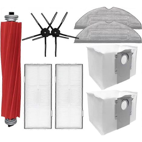 Pour Roborock S7 Maxv Ultra – S7 Pro Ultra Roller Side Brosse Sac à poussière Box Serpillière Holder Filtre Accessoire (1/5)