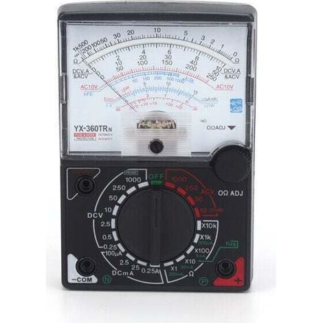 Multimètre Analogique Multimètre Testeur AC DC Voltmètre Ampèremètre Ohmmètre Multimètre Analogique Tension Mesure de Résistance de Courant (1/4)