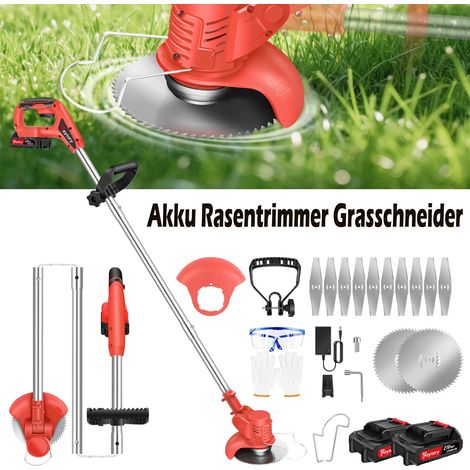 21V Akku Rasentrimmer Rasenkantenschneider mit Akku und Ladegerät Freischneider (1/5)