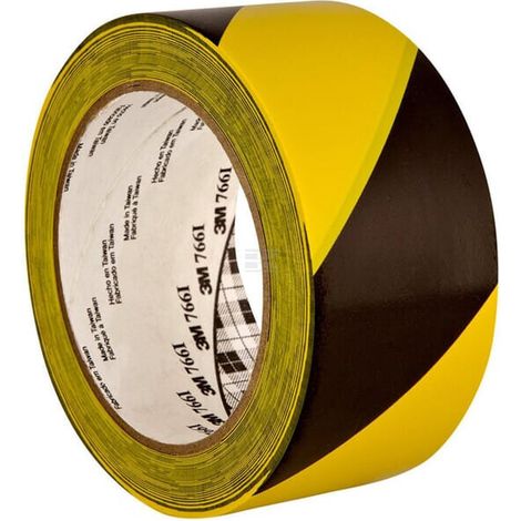 Cinta de advertencia de peligro 766 amarillo/negro 50mm x 33 m 3M. 3M 7100260599