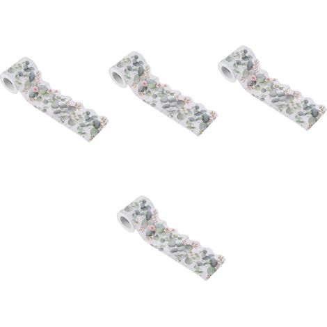 4 Rouleaux Bordure Autocollante Décorative pour Tableau Autocollant Eucalyptus pour Salle de Classe pour Projets Diy et Décorations (1/5)