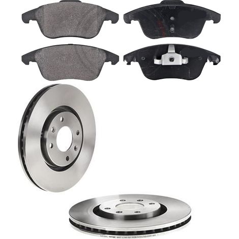 KIT FRENI ANTERIORI compatibile con CITROEN C4 II (B7,NC) - DISCHI + PASTIGLIE OEM: FDB1972 / 17336 /SOSTITUZIONE DIRETTA/BASSA POLVERE/SILENZIOSO (1/5)